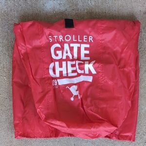 Red Stroller Gate Check Bag
